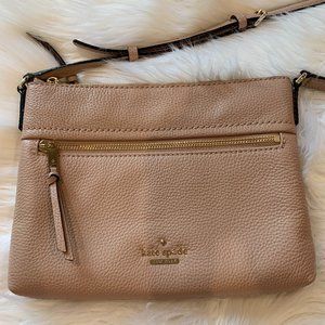 Kate Spade Leather Nude Pink Crossbody Purse
